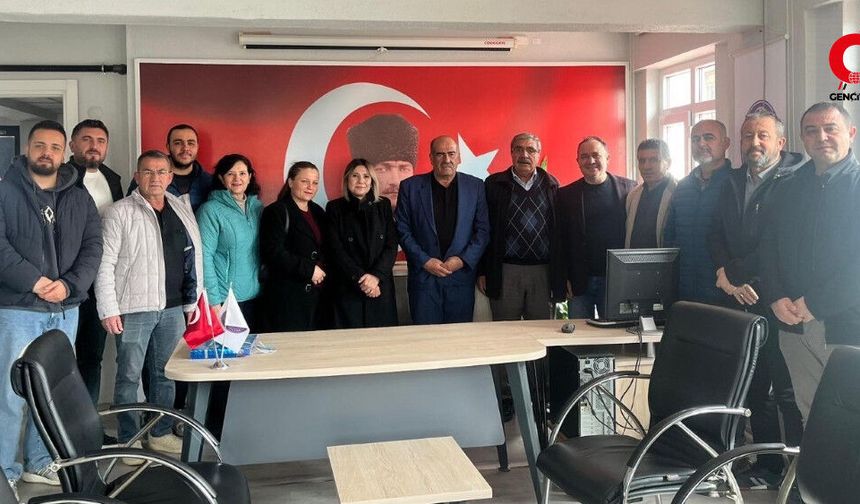 CHP Teşkilatından Esnaf Odası’na Hayırlı Olsun Ziyareti