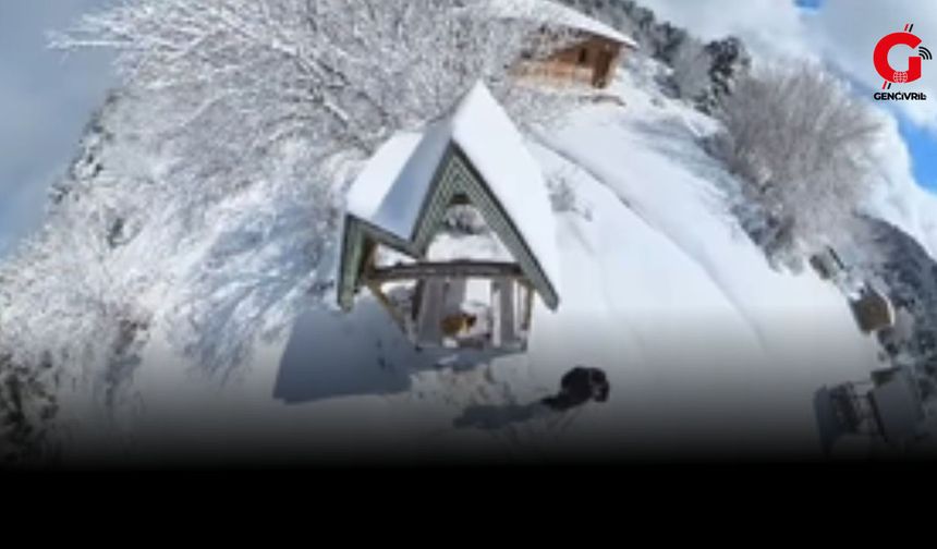 Kar Altındaki Akdağ Yaylaları Doğaseverleri Büyülüyor