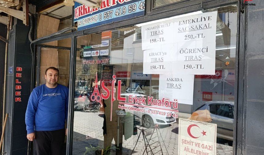 Çivrilli Berberden Emekli Öğrenci Ve Kiracıya Özel Tarife