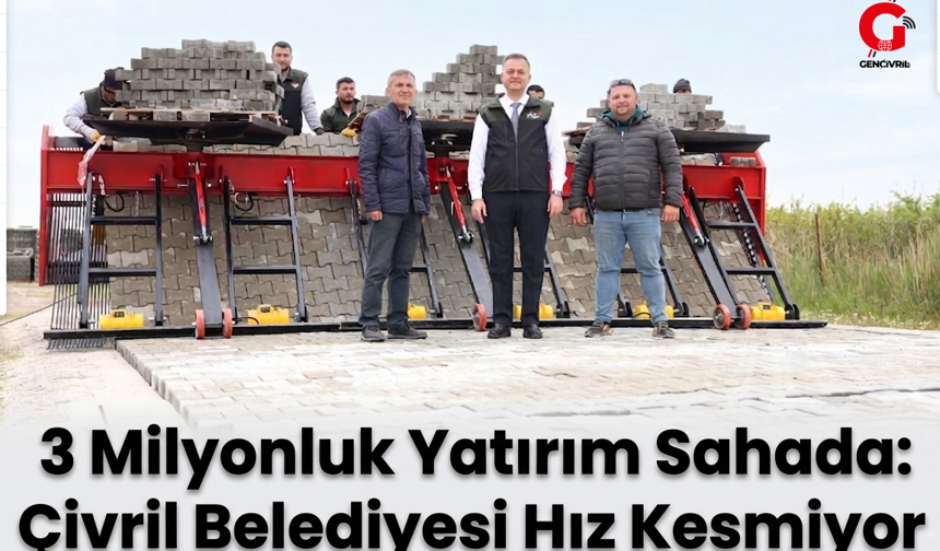Çivril Belediyesi Parke Makinesi İle Hizmet Hızını Arttırdı