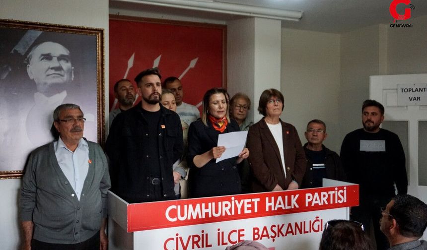 CHP İlçe Başkanından CHP'li İsimlere Sert Tepki