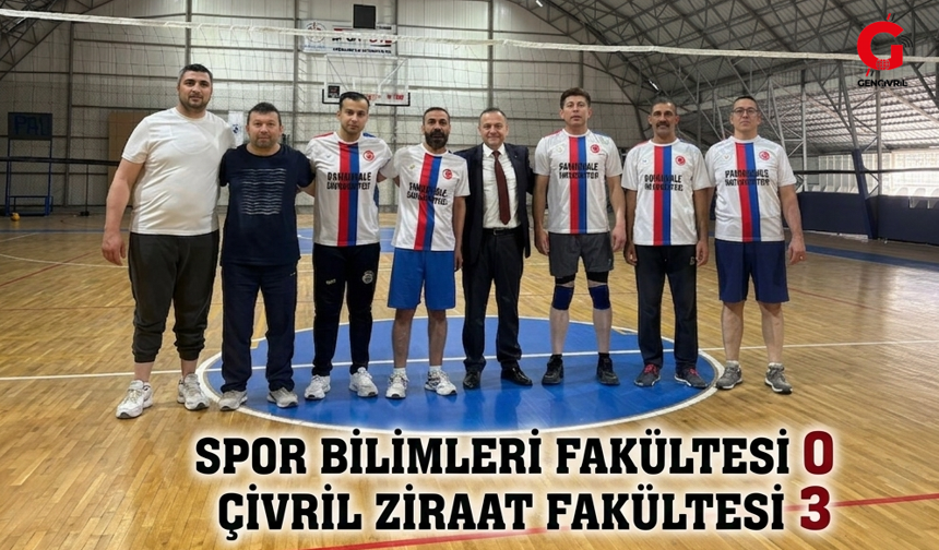 Çivril Ziraat Fakültesi Set Vermeden Şampiyon Oldu