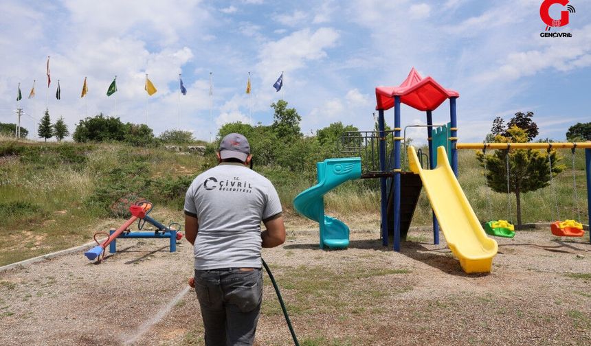 Çivril’de Mesire Alanları Keneye Karşı İlaçlanıyor