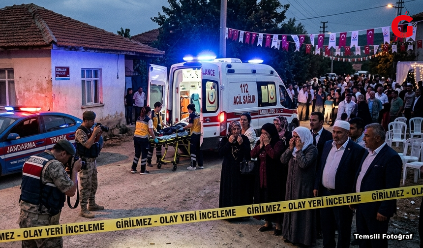 Çivril’de Düğünde Silah Kazası 11 Yaralı