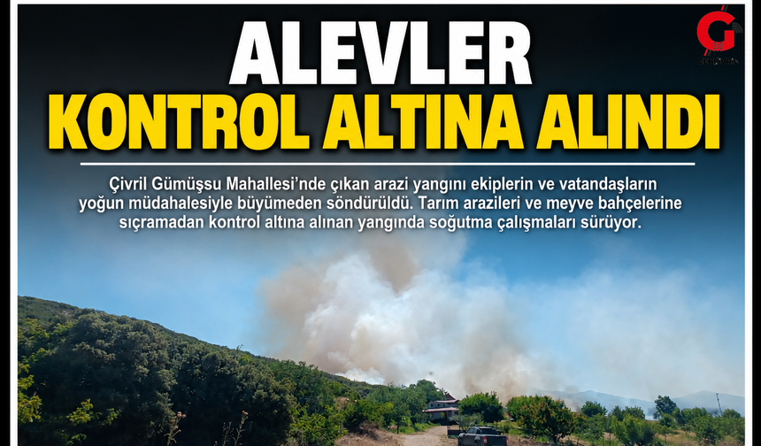 Gümüşsu Mahallesindeki Yangın Kontrol Altına Alındı