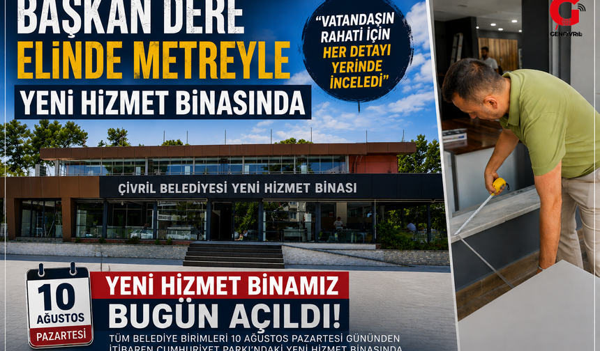 Çivril Belediyesi Yeni Hizmet Binasında Hizmete Başladı