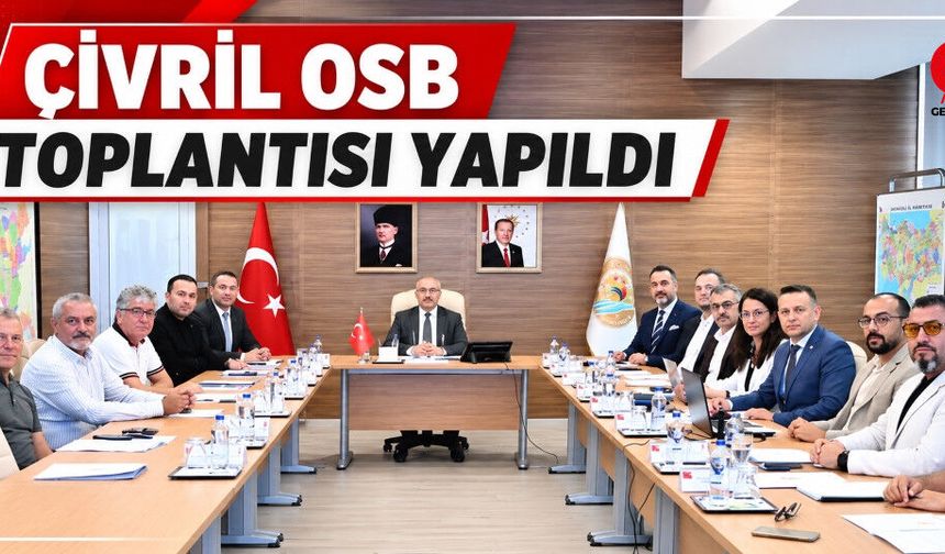 Çivril OSB Toplantısı Vali Başkanlığında Yapıldı