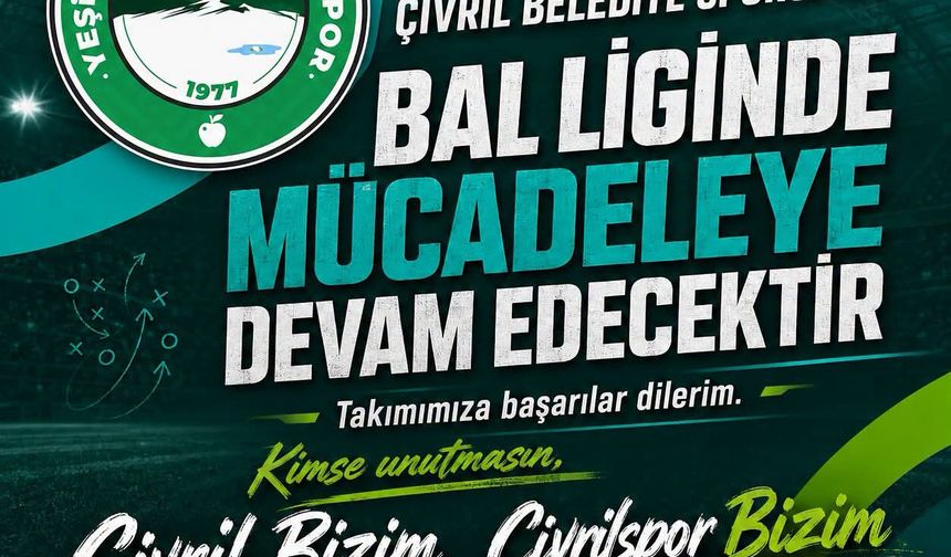 Başkan Semih Dere: “Çivril Bizim, Çivrilspor Bizim”