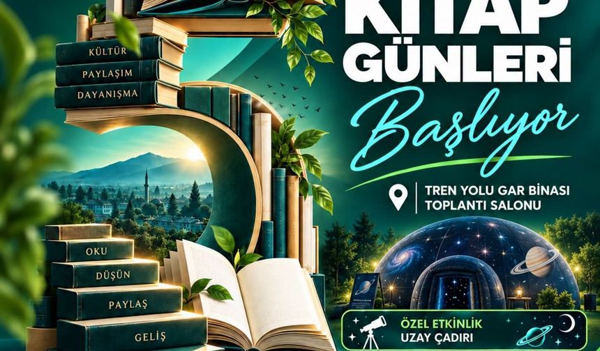 Çivril’de 5. Kitap Günleri başlıyor