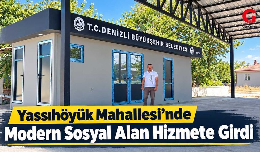 Yassıhöyük Mahallesinde Modern Sosyal Alan Hizmete Girdi