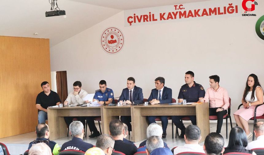Çivril’de yeni eğitim öğretim yılı öncesi "okul güvenliği" masaya yatırıldı