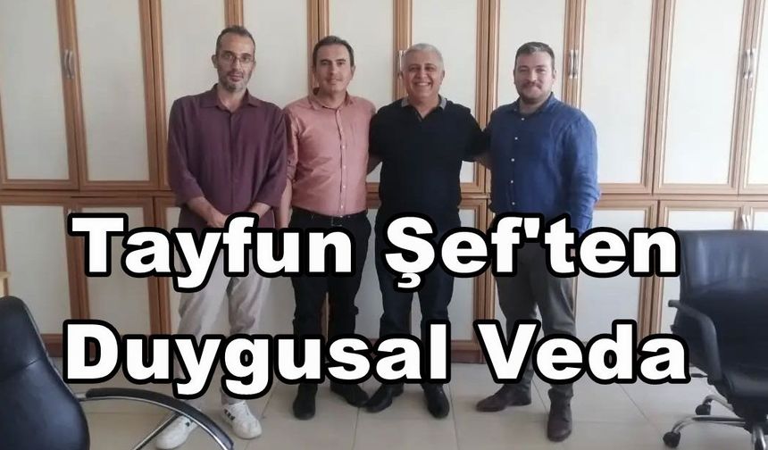 Çivril Emlak Şefi Tayfun Akın'dan 28 Yıllık Duygusal Veda