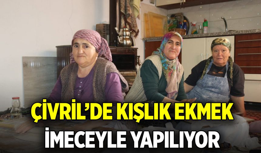 Çivril'de Kışlık Ekmek Mesaisi İmece Usulü Sürüyor