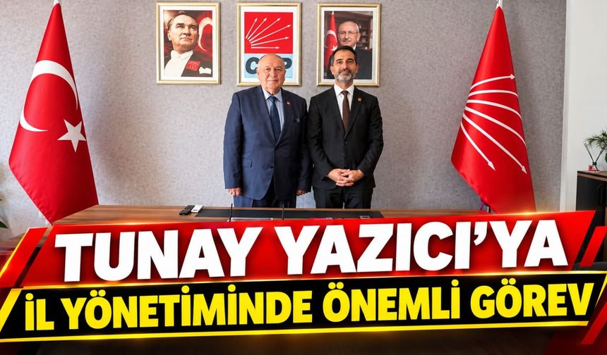 Tunay Yazıcı CHP Denizli İl Yönetiminde Görevlendirildi