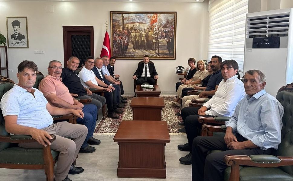 Çivril CHP İlçe Heyeti Kaymakama Hayırlı Olsun Ziyaretinde Bulundu