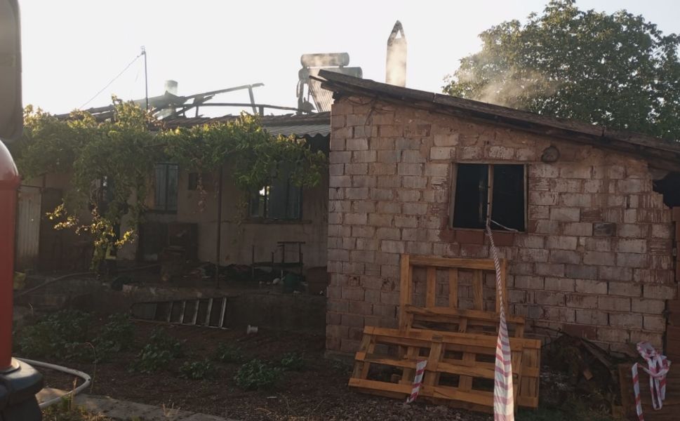 Yaşlı Kadın Yangında Can Verdi