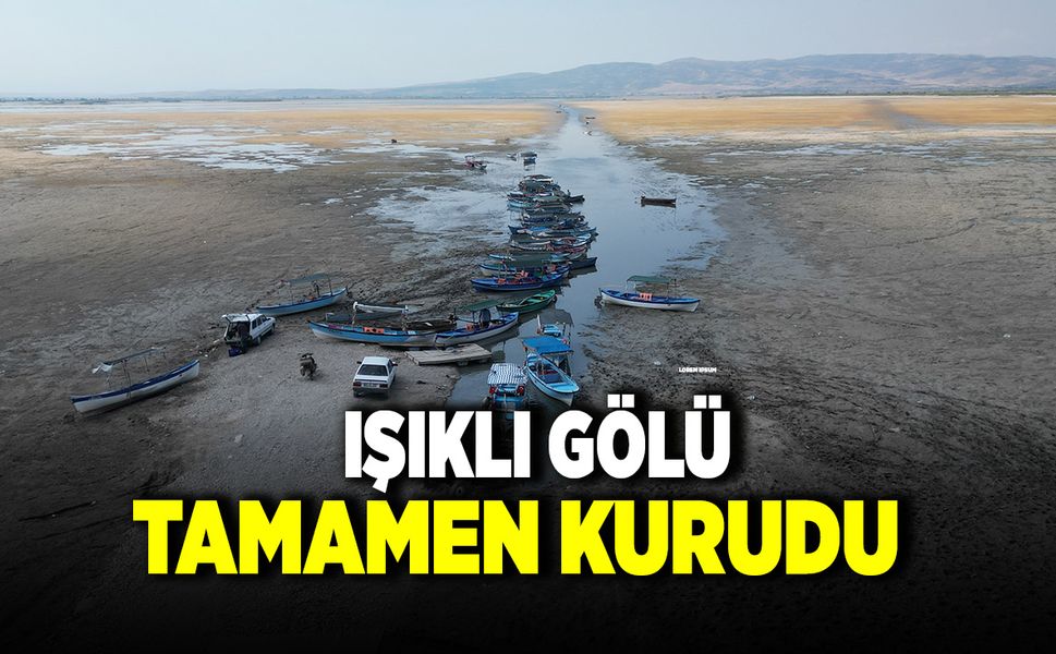Çivril Işıklı Gölü Kurudu Tarım Bitti Doğal Yaşam Can Çekişiyor