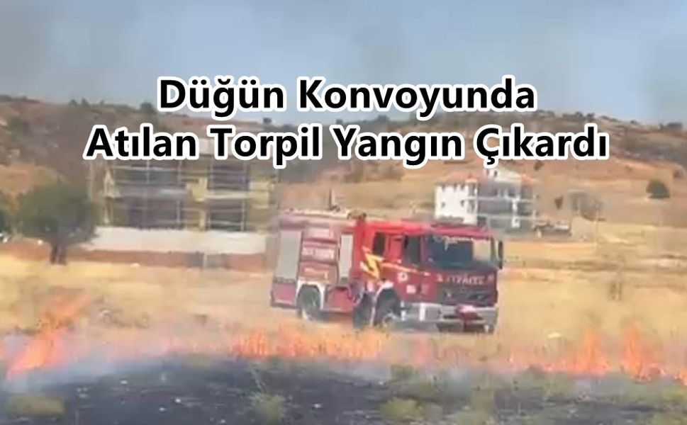 Düğün Konvoyundan Atılan Torpil Yangına Neden Oldu