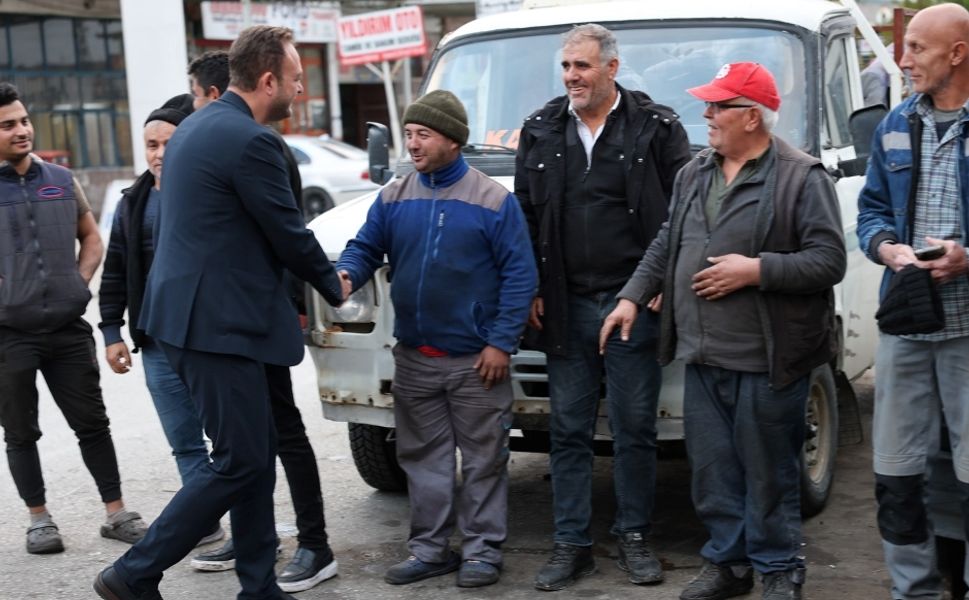 Başkan Dere Sanayi Esnafı İle Bir araya geldi