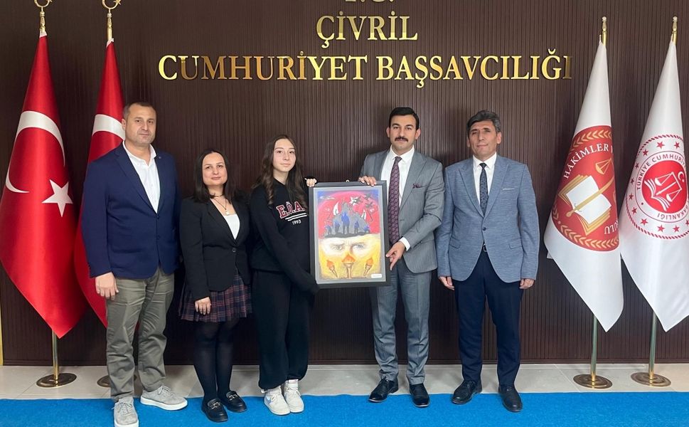 Başsavcı Yetenekli Öğrenciyi Makamında Ağırladı