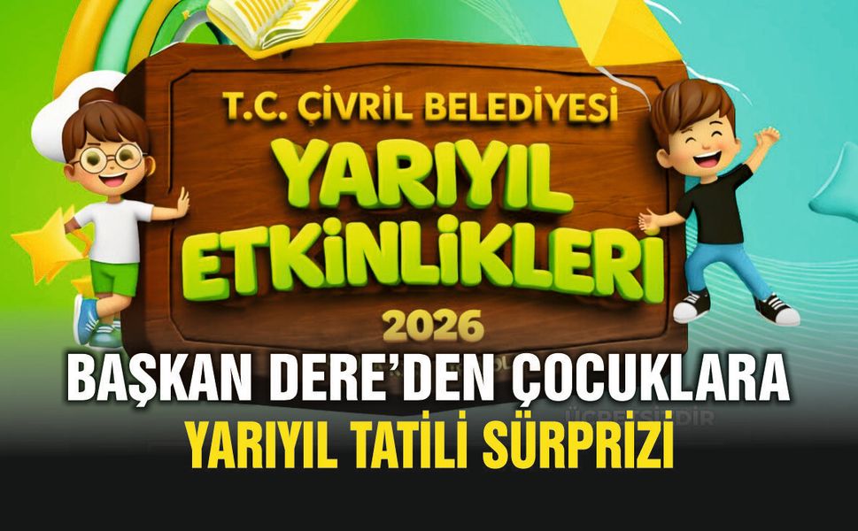 Başkan Dere’den Çocuklara Yarıyıl Tatili Sürprizi