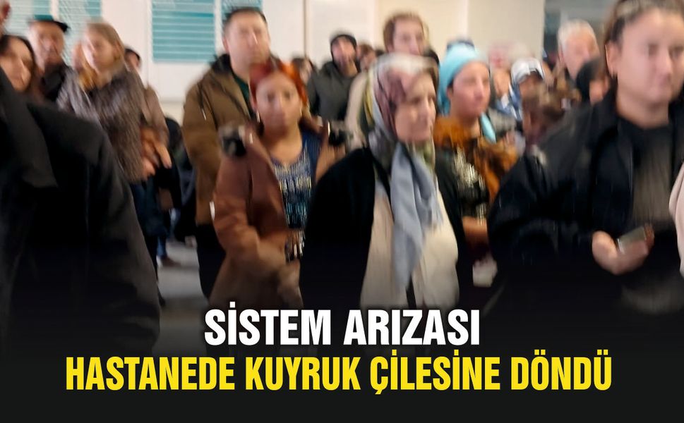Çivril Devlet Hastanesi’nde Kayıt Kuyruğu Tepki Çekti