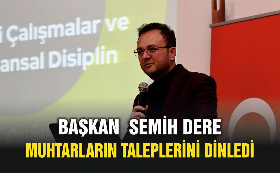 Çivril'de Mahalle ihtiyaçları masaya yatırıldı