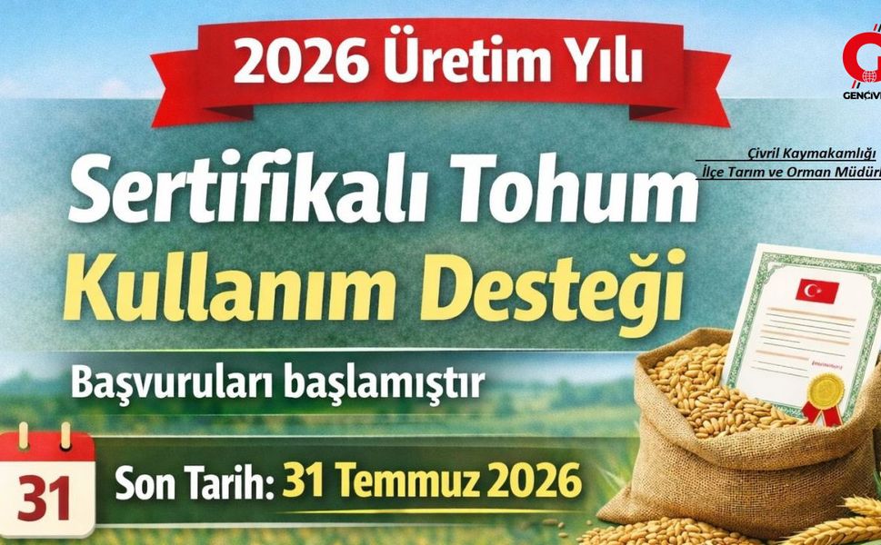 Çivril’de 2026 Sertifikalı Tohum Desteği Başvuruları Başladı
