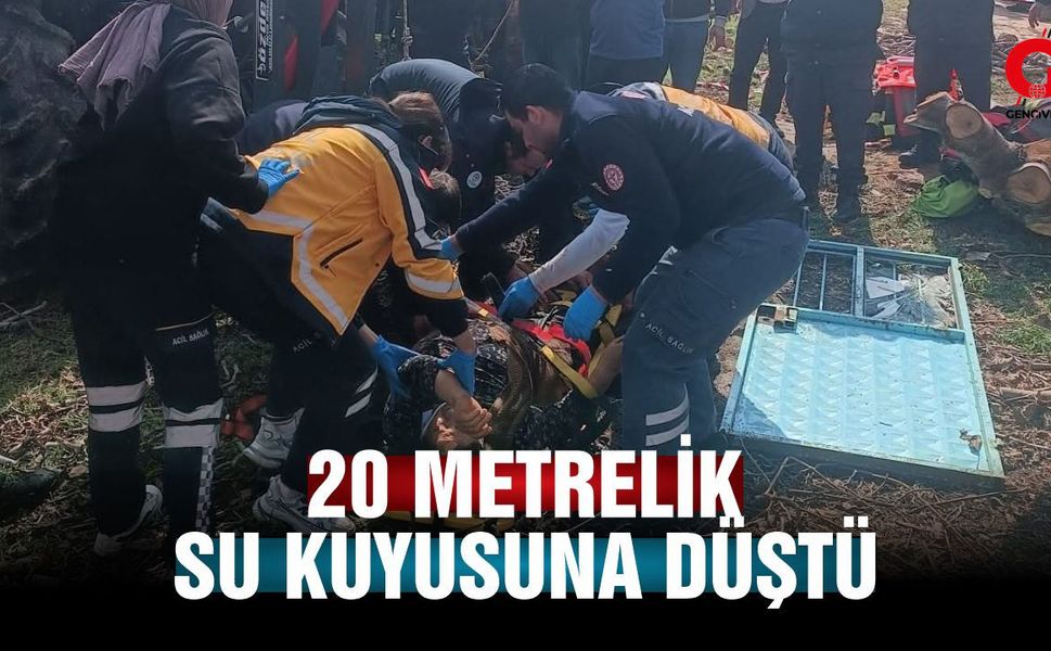 Çivril'de 20 Metrelik Su Kuyusuna Düşen Kadın Kurtarıldı