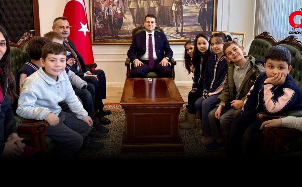 Kaymakam Cıdıroğlu, Minik Öğrencileri Makamında Ağırladı