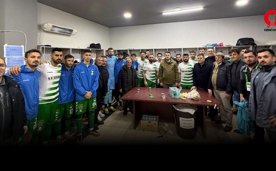 Maç öncesi şehitler için lokma hayrı yapıldı