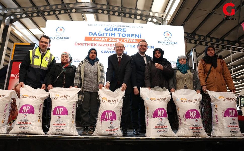 Belediye Çivril’de 4.940 Çuval Gübre Desteği Sağladı