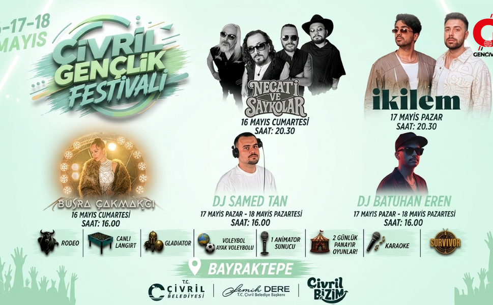 Çivril Belediyesi’nden 19 Mayıs Ruhuna Yakışan Festival