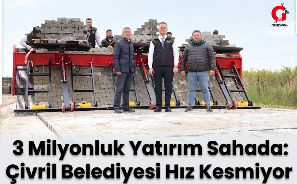 Çivril Belediyesi Parke Makinesi İle Hizmet Hızını Arttırdı