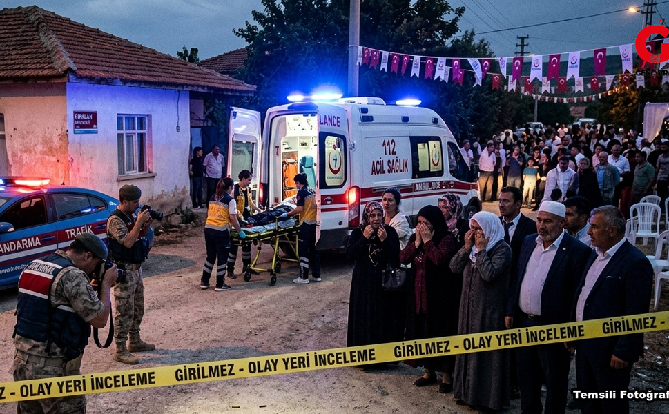 Çivril’de Düğünde Silah Kazası 11 Yaralı