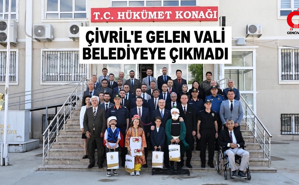 Vali Çivril’e Geldi Belediyeye Gelmedi
