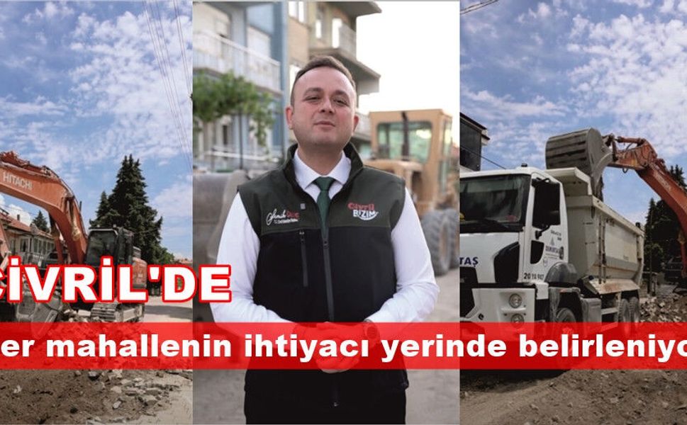 Çivril'de Yaz Mesaisi Yollara Taşındı