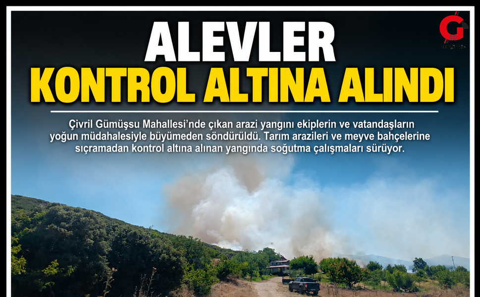 Gümüşsu Mahallesindeki Yangın Kontrol Altına Alındı