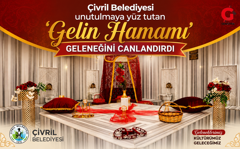 Çivril'de Geleneksel 'Gelin Hamamı' Hizmeti Devam ediyor