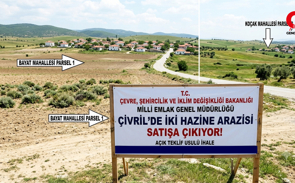 Çivril'de İki Hazine Arazisi Satışa Çıkıyor