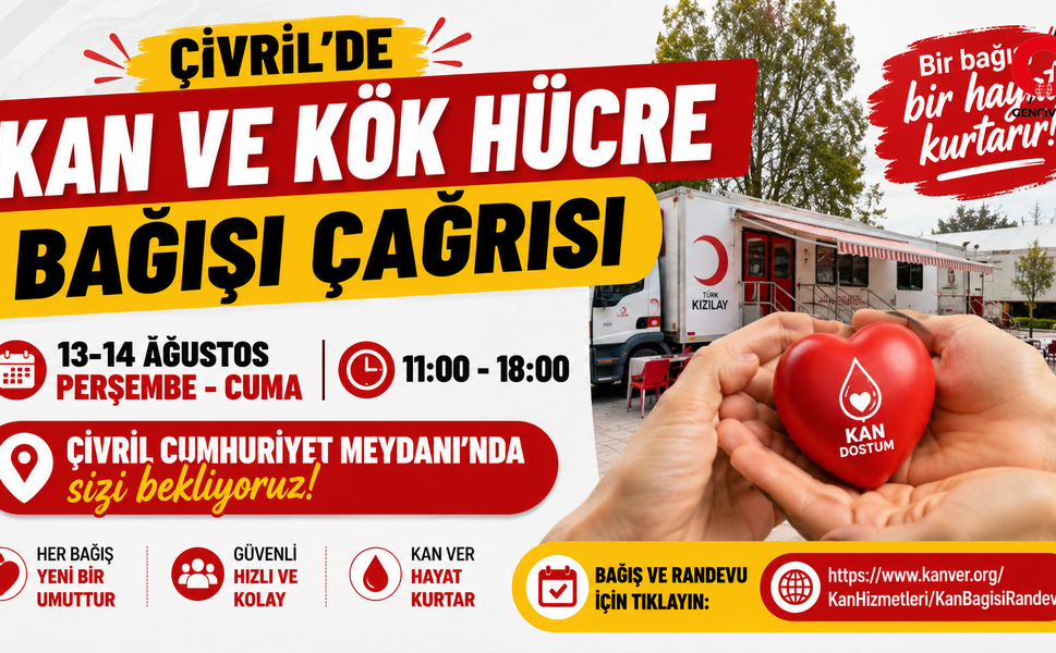 Çivril’de kan ve kök hücre bağışı çağrısı