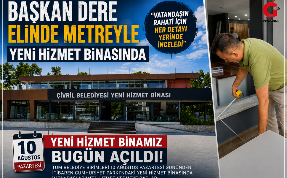 Çivril Belediyesi Yeni Hizmet Binasında Hizmete Başladı