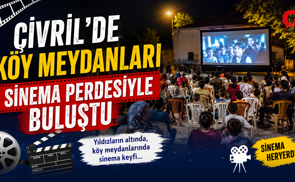 Çivril’de köy meydanları sinema perdesiyle buluştu