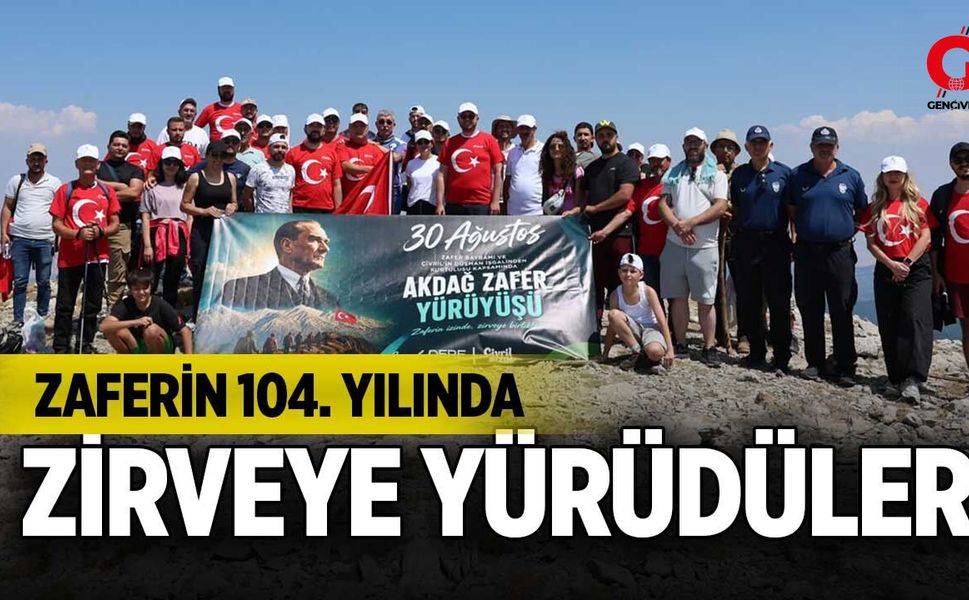 Akdağ Zafer Yürüyüşü Zirvede Tamamlandı