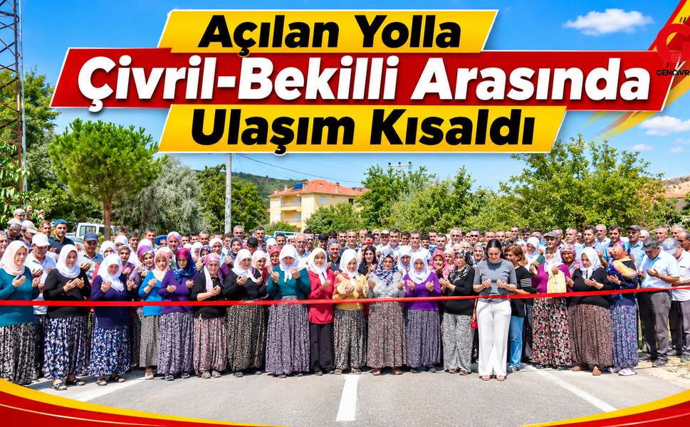Çivril-Bekilli yolu kısaldı