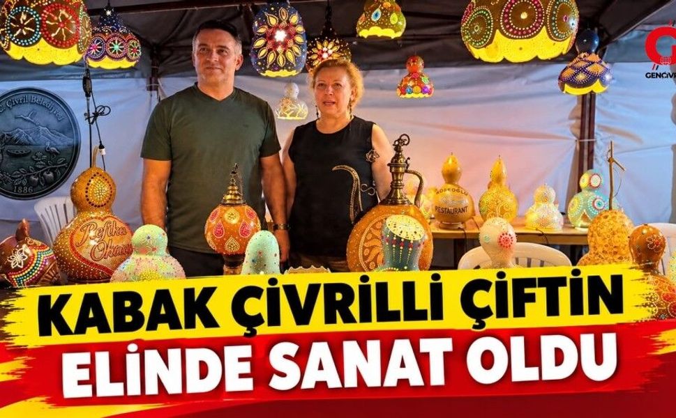 Kabak Sanata Dönüştü Çivrilli Çift Kabaklara Can Veriyor