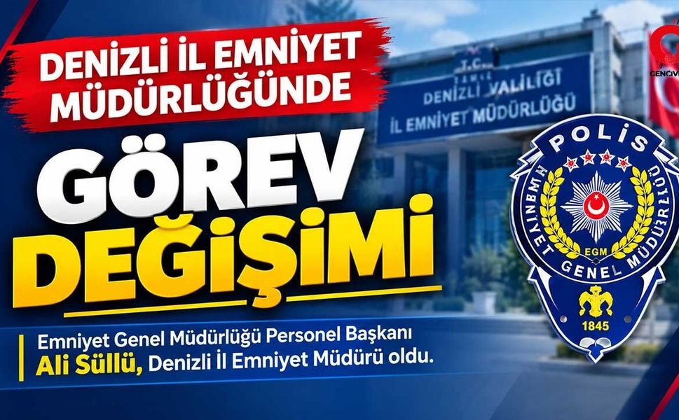 Denizli İl Emniyet Müdürlüğünde görev değişimi