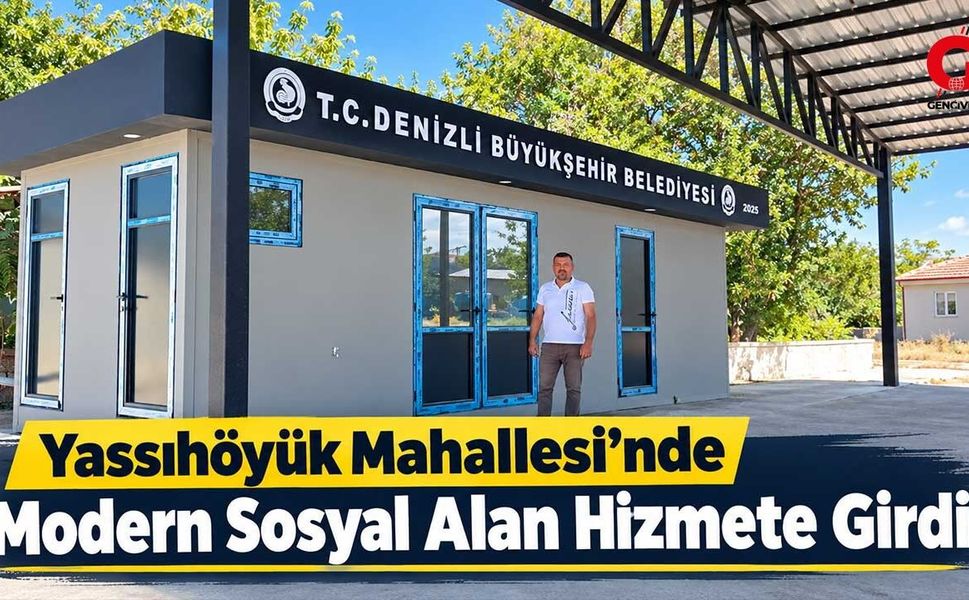 Yassıhöyük Mahallesinde Modern Sosyal Alan Hizmete Girdi