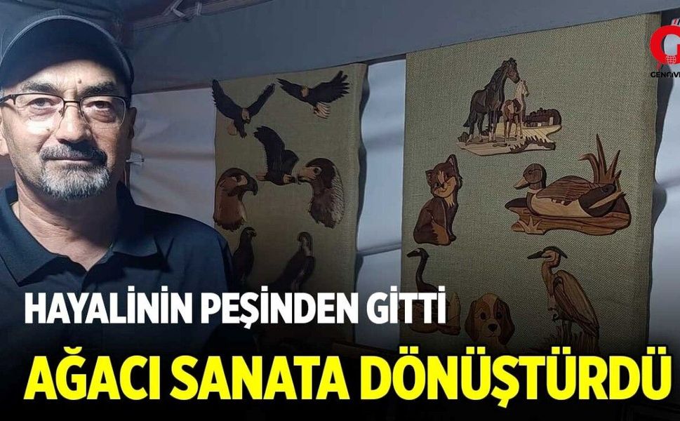 Çocukluk Hayalinin Peşinden Gitti Ağacı Sanata Dönüştürdü