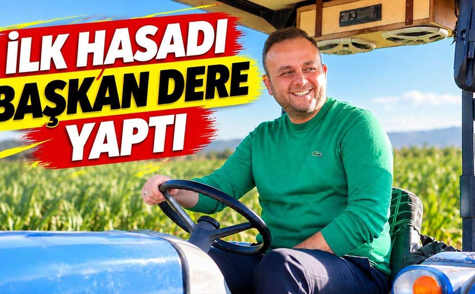 Çivril'de Başkan Dere Maralfalfa Hasadı Yaptı